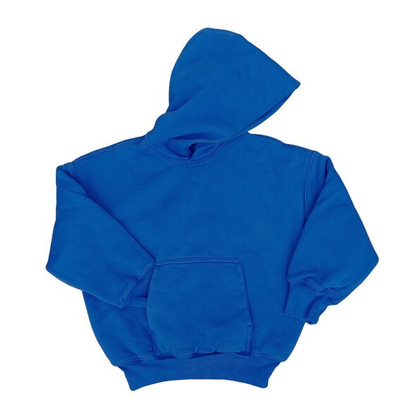 Yeezy YZY Little Kids Royal Blue Double Layer Hoodie - Size: Small (6-7) - Picture 1 of 8
